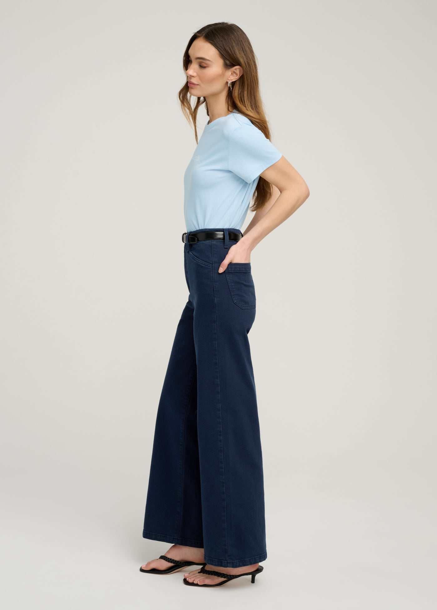 THE MISCHA SUPER HIGH RISE WIDE LEG ANKLE