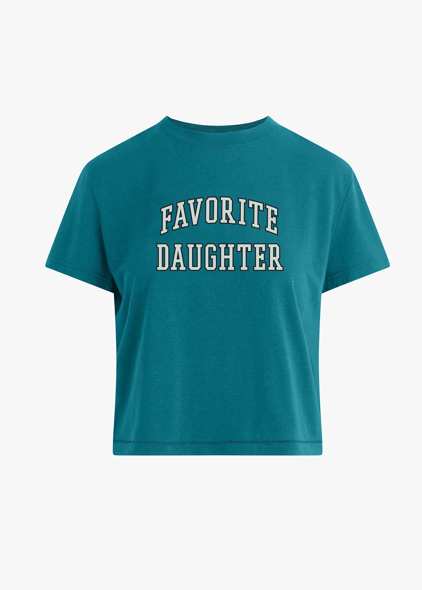 THE CROPPED COLLEGIATE TEE