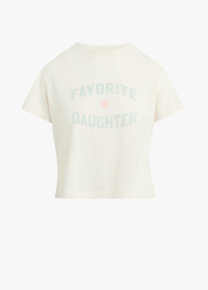THE CROPPED FAVORITE DAUGHTER TEE