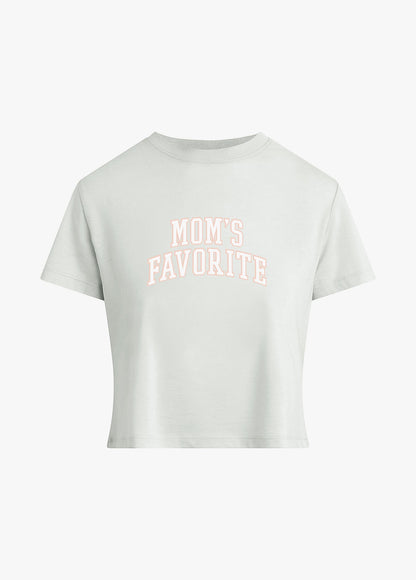 THE CROPPED MOM'S FAVORITE TEE