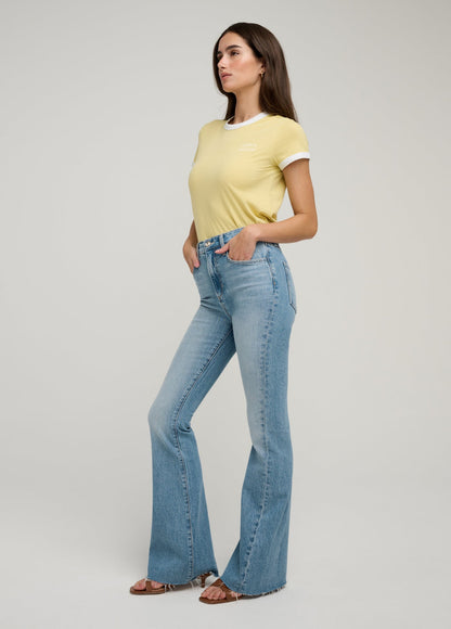 THE CROPPED FAVORITE DAUGHTER RINGER TEE