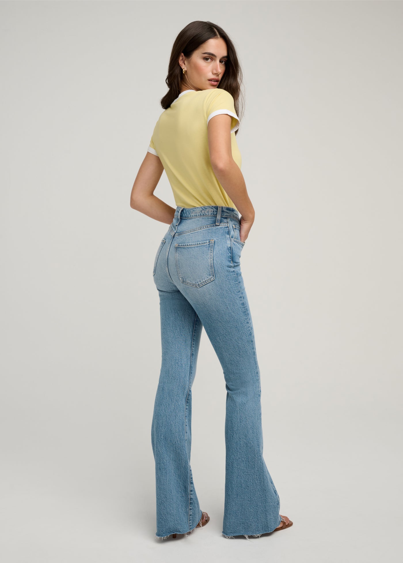 THE CROPPED FAVORITE DAUGHTER RINGER TEE