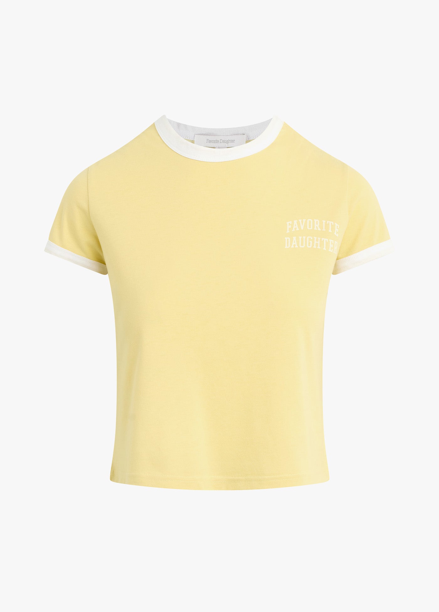 THE CROPPED FAVORITE DAUGHTER RINGER TEE