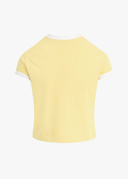 THE CROPPED FAVORITE DAUGHTER RINGER TEE