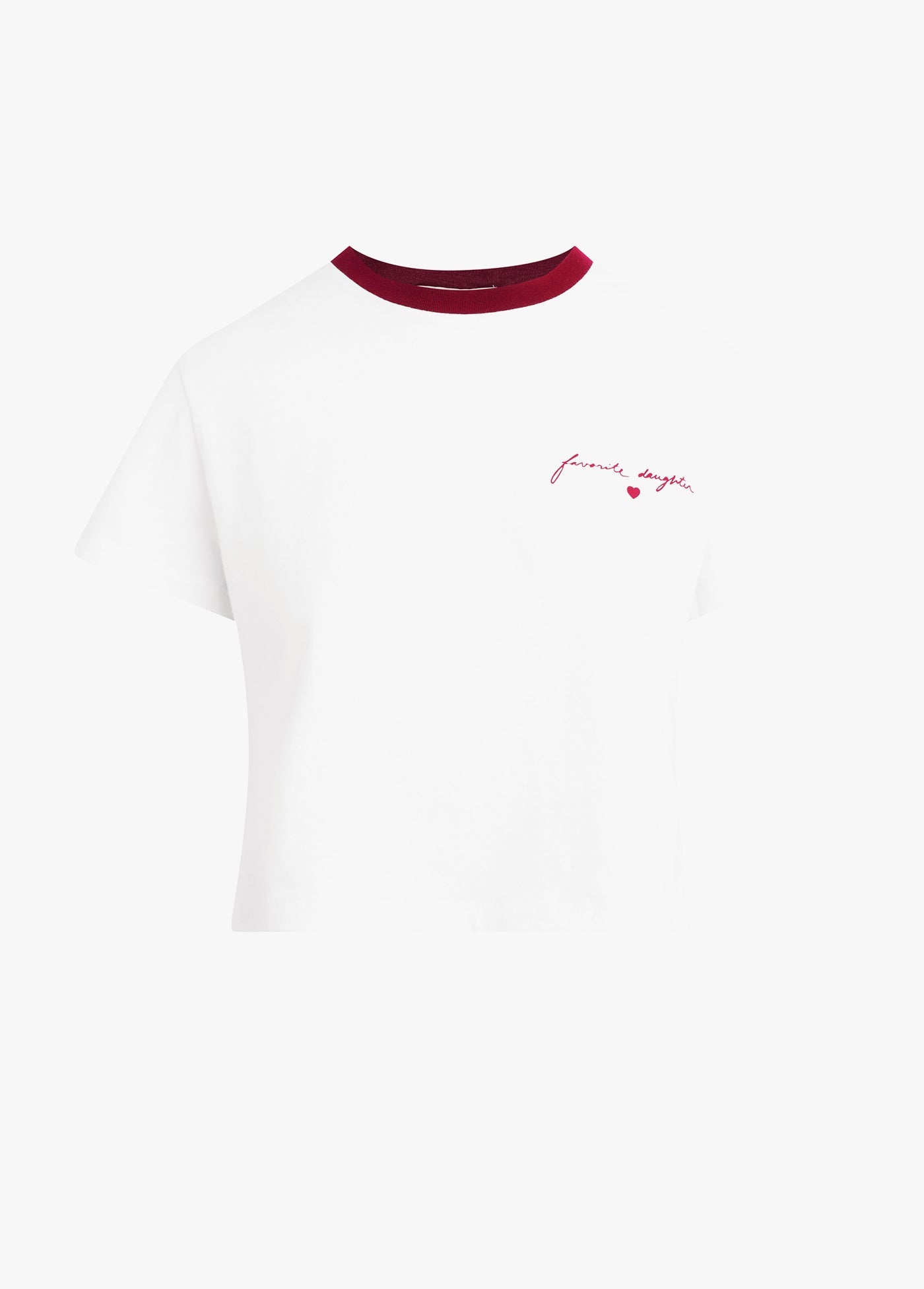 THE CROPPED SIGNATURE CHEST LOGO TEE