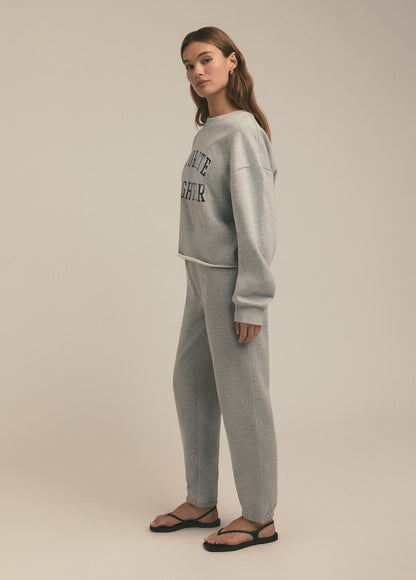 THE CROPPED COLLEGIATE SWEATSHIRT