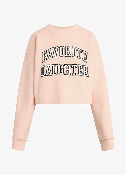 THE CROPPED COLLEGIATE SWEATSHIRT