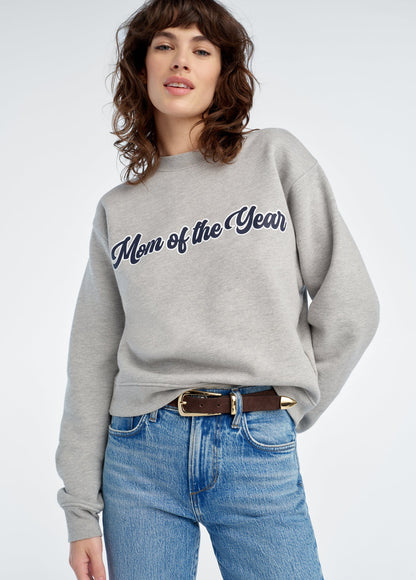 THE MOM OF THE YEAR VARSITY SWEATSHIRT