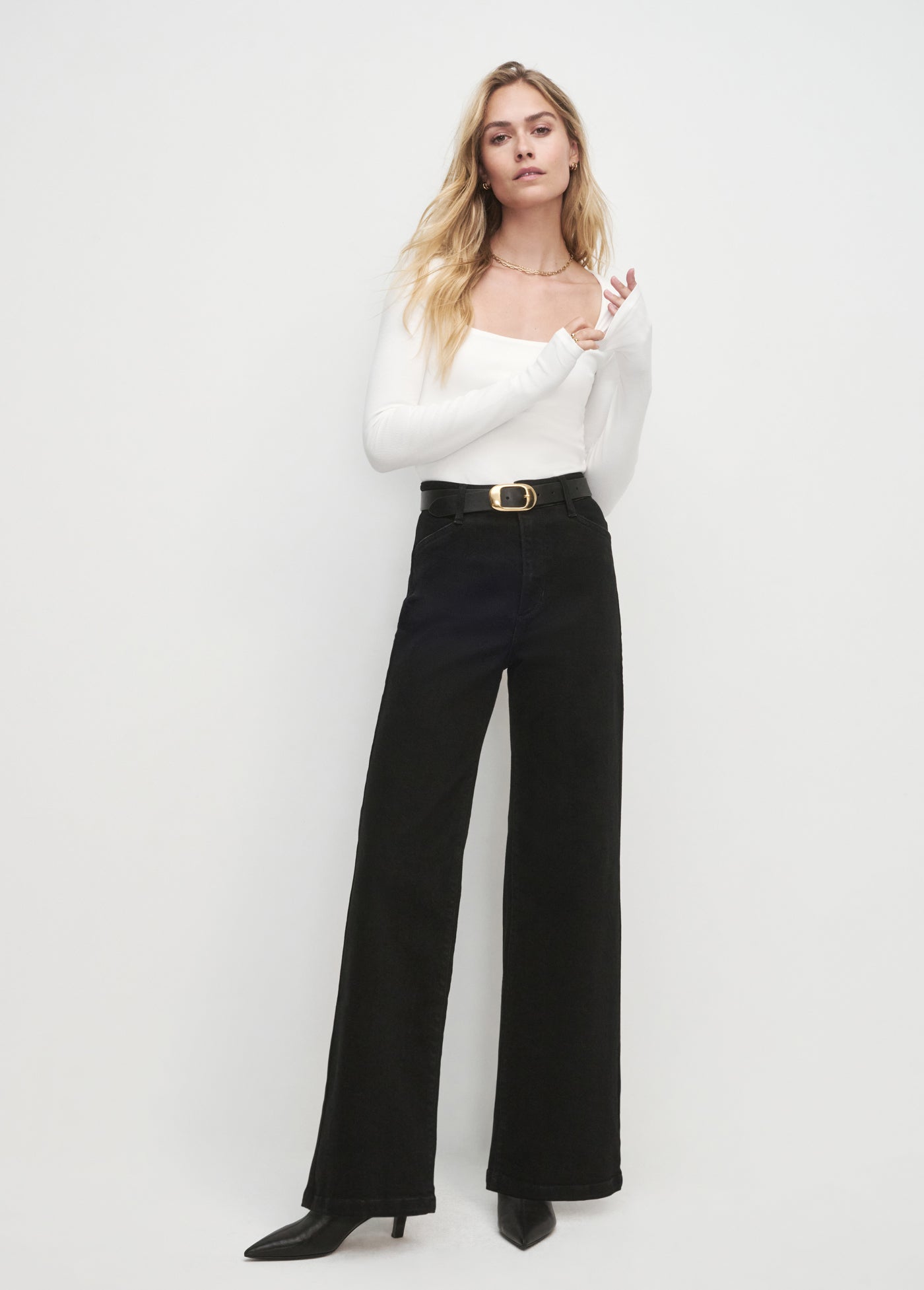 THE MISCHA SUPER HIGH RISE WIDE LEG ANKLE