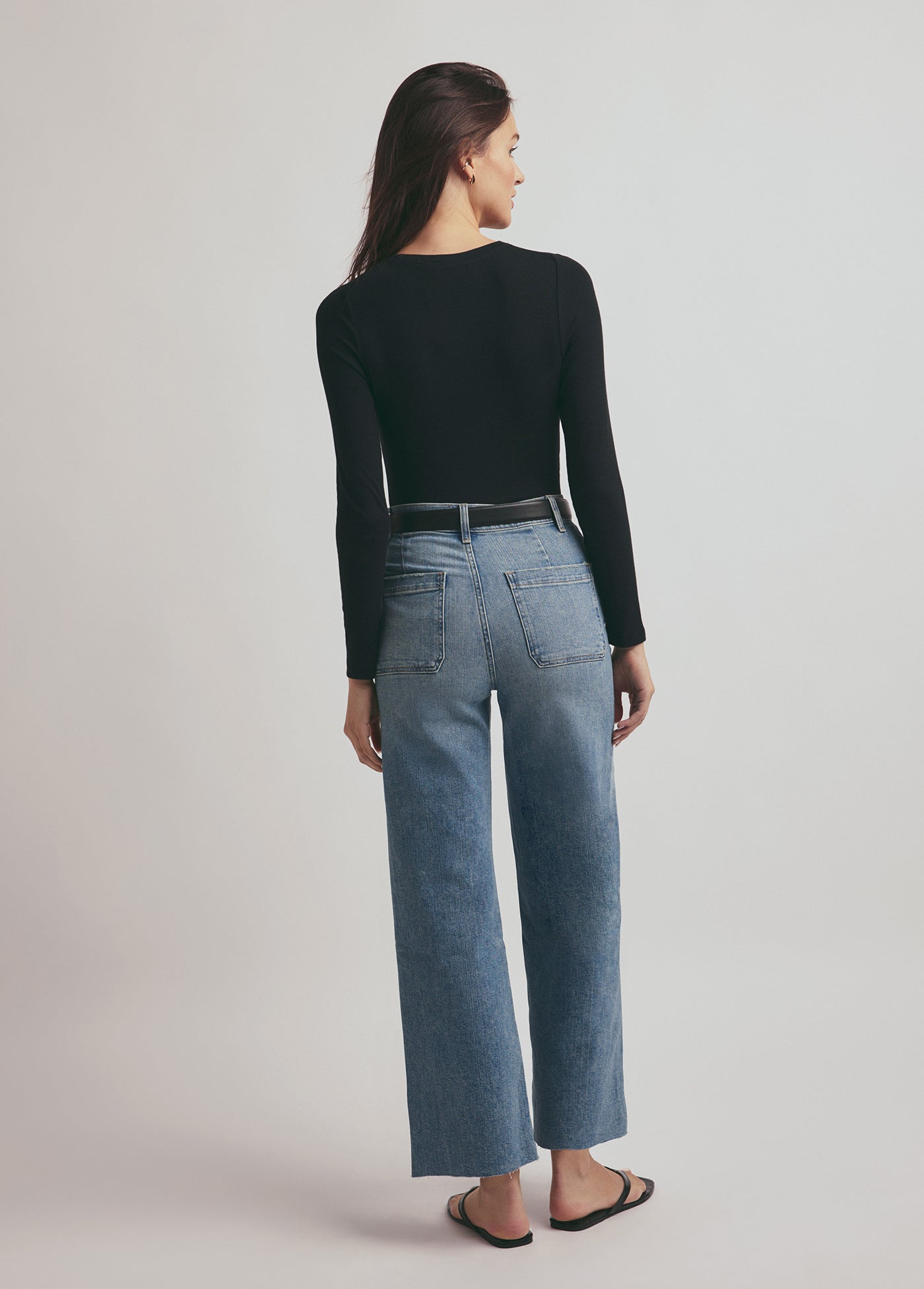 THE MISCHA SUPER HIGH RISE WIDE LEG ANKLE