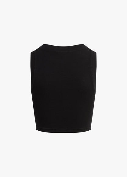 THE CUTTING IT CLOSE CROP TANK