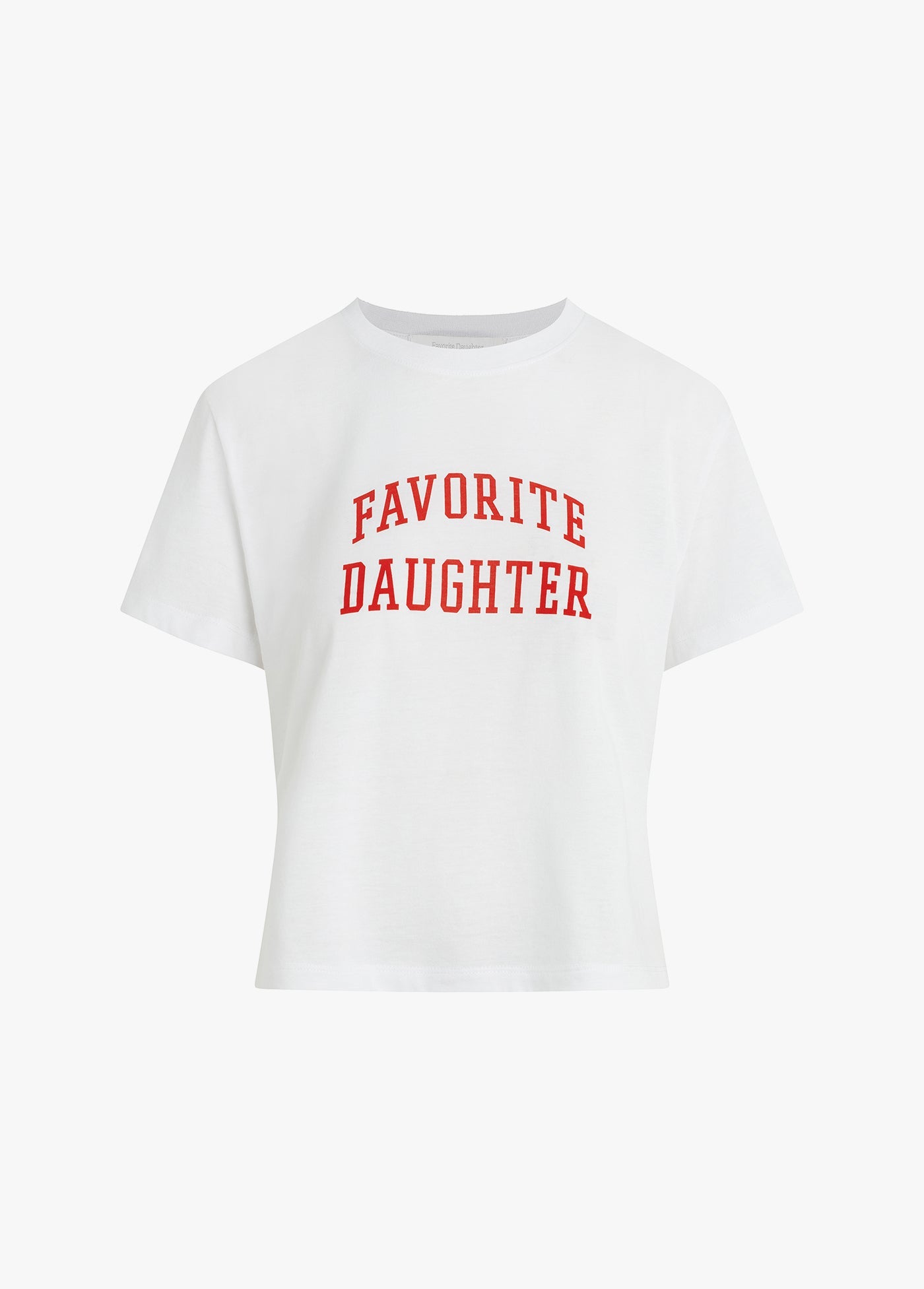 THE CROPPED COLLEGIATE TEE