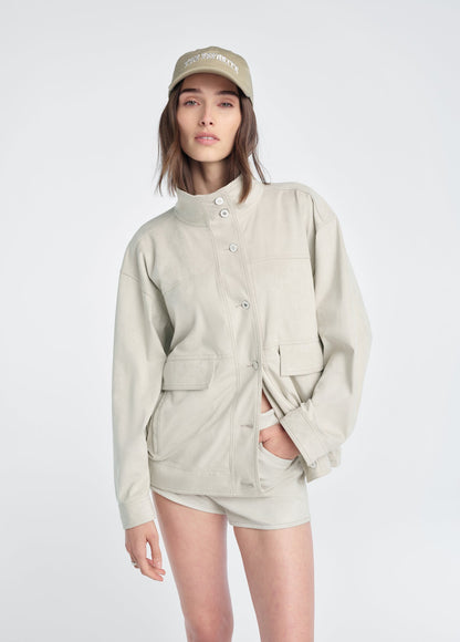 THE VEGAN SUEDE SHORT SHORTS