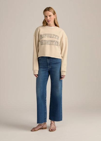 THE CROPPED COLLEGIATE SWEATSHIRT