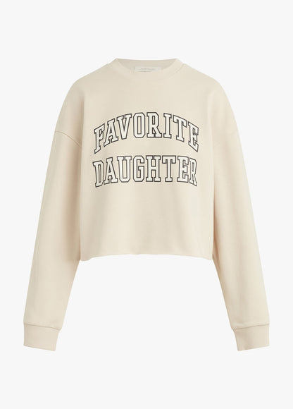 THE CROPPED COLLEGIATE SWEATSHIRT