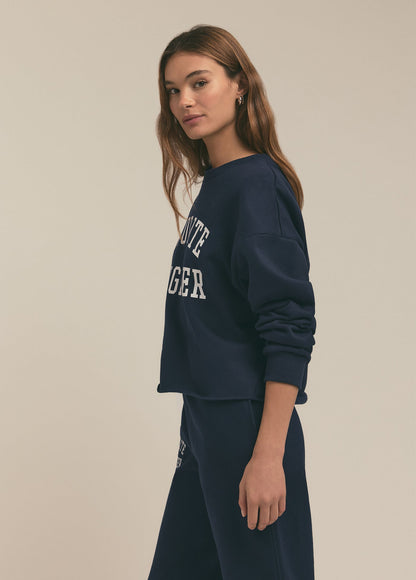 THE CROPPED COLLEGIATE SWEATSHIRT