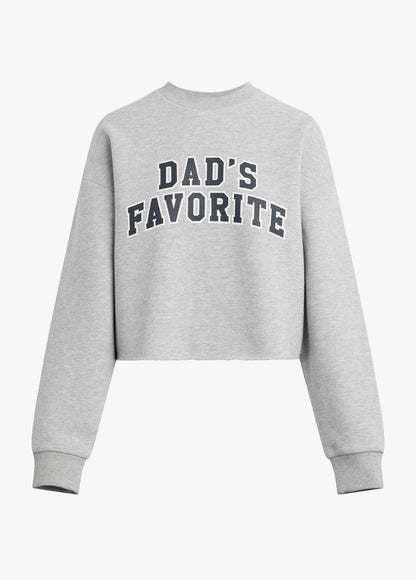 THE CROPPED DAD'S FAVORITE SWEATSHIRT
