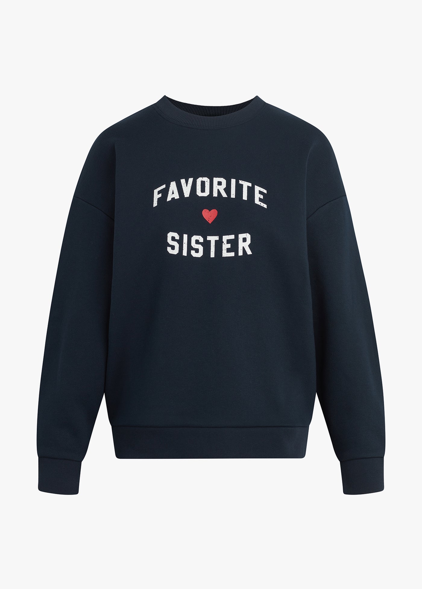 FAVORITE SISTER HEART LOGO SWEATSHIRT