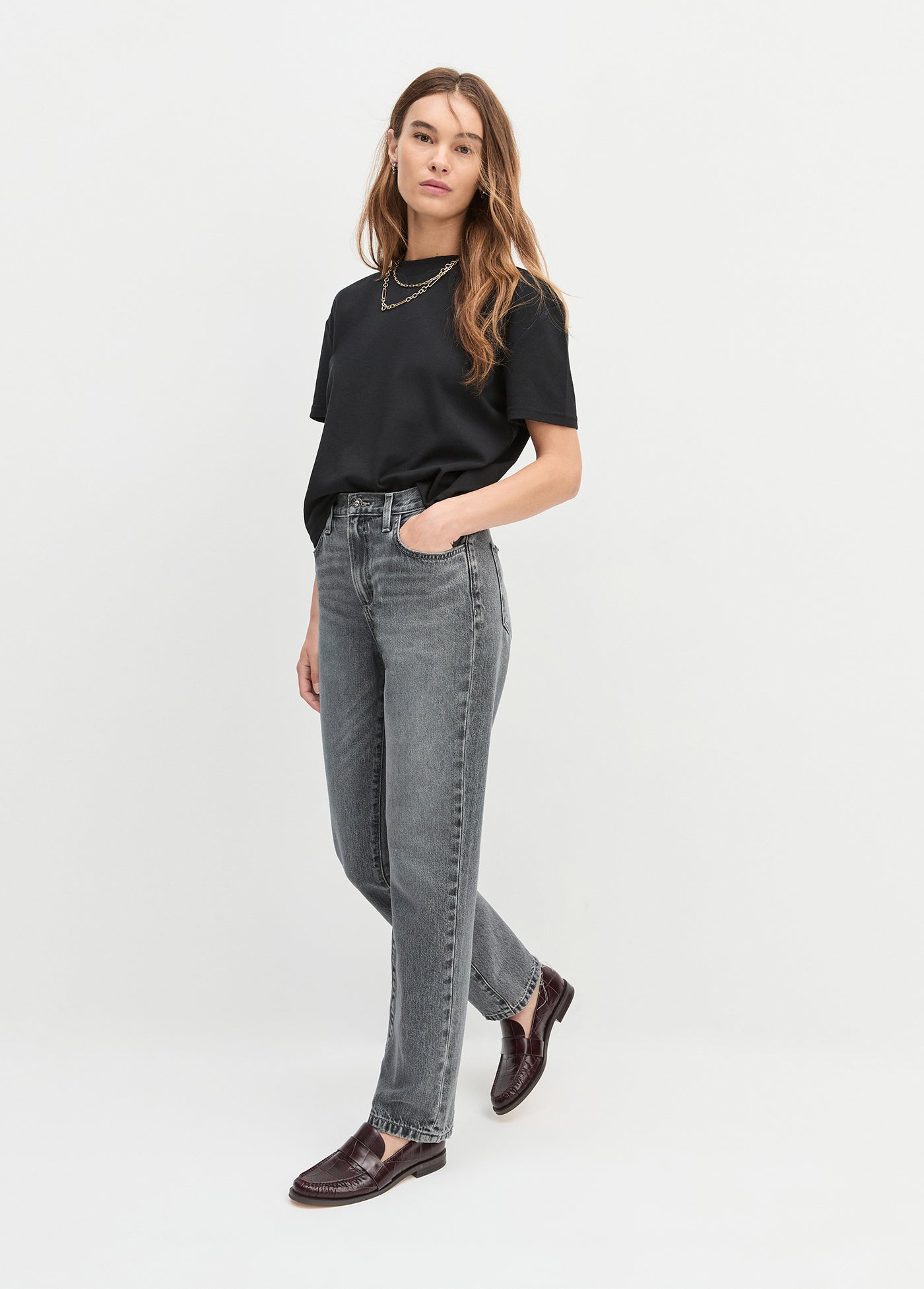 THE MIKAELA LOW SLUNG LONG SLIM STRAIGHT