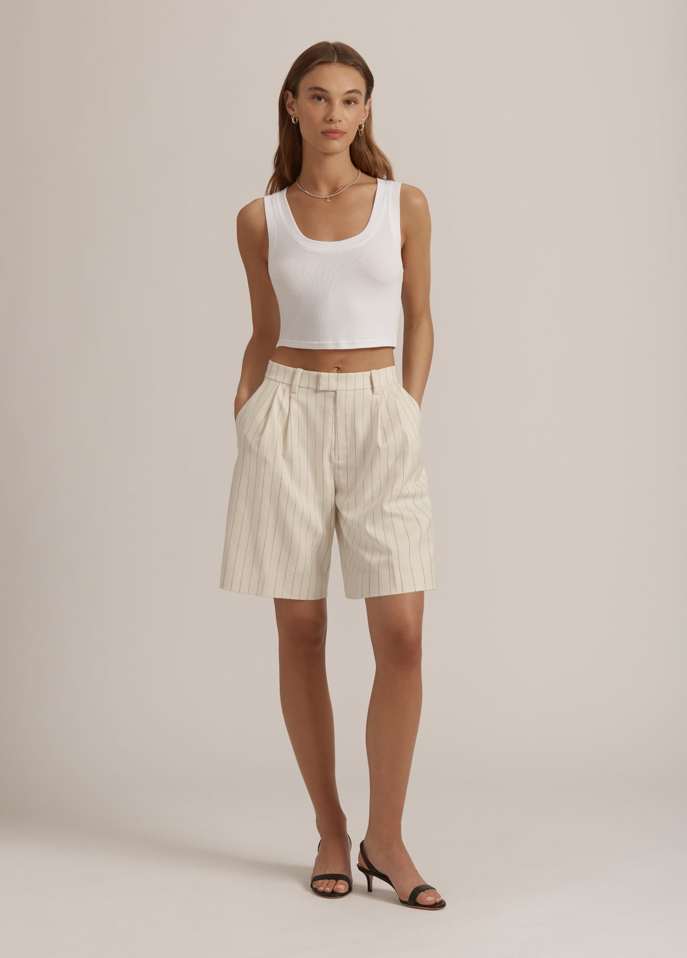 THE CUTTING IT CLOSE CROP TANK