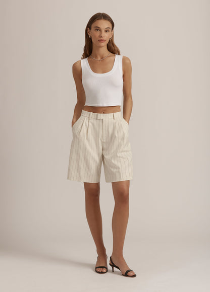 THE CUTTING IT CLOSE CROP TANK