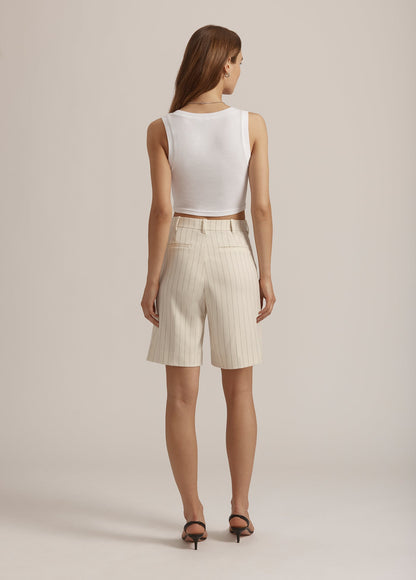 THE CUTTING IT CLOSE CROP TANK
