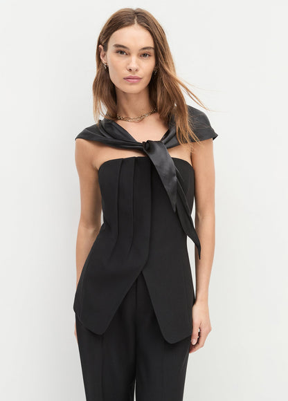 THE SATIN TRIANGLE SCARF