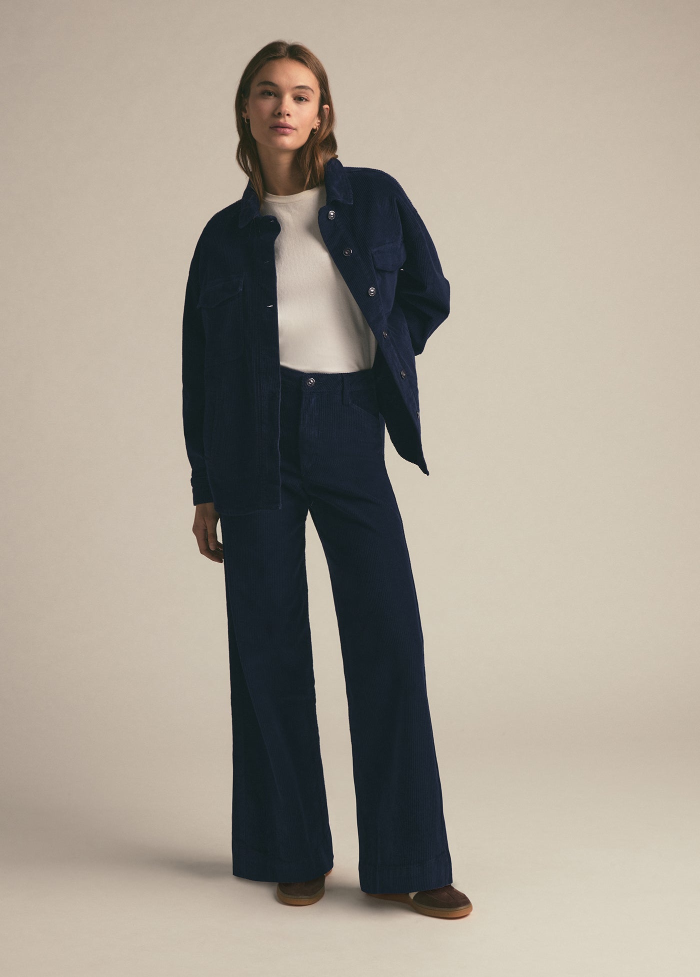 THE MISCHA CORD WIDE LEG