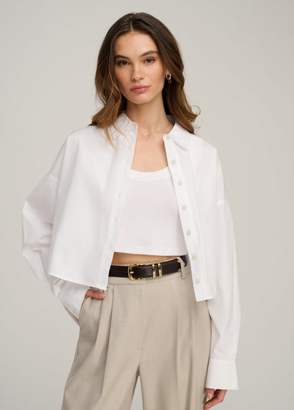 THE CROP EX-BOYFRIEND SHIRT