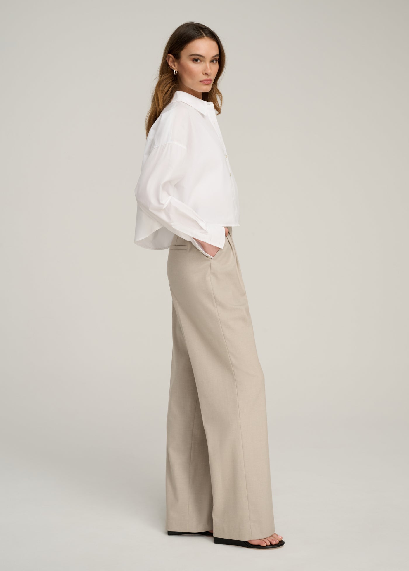 THE CROP EX-BOYFRIEND SHIRT