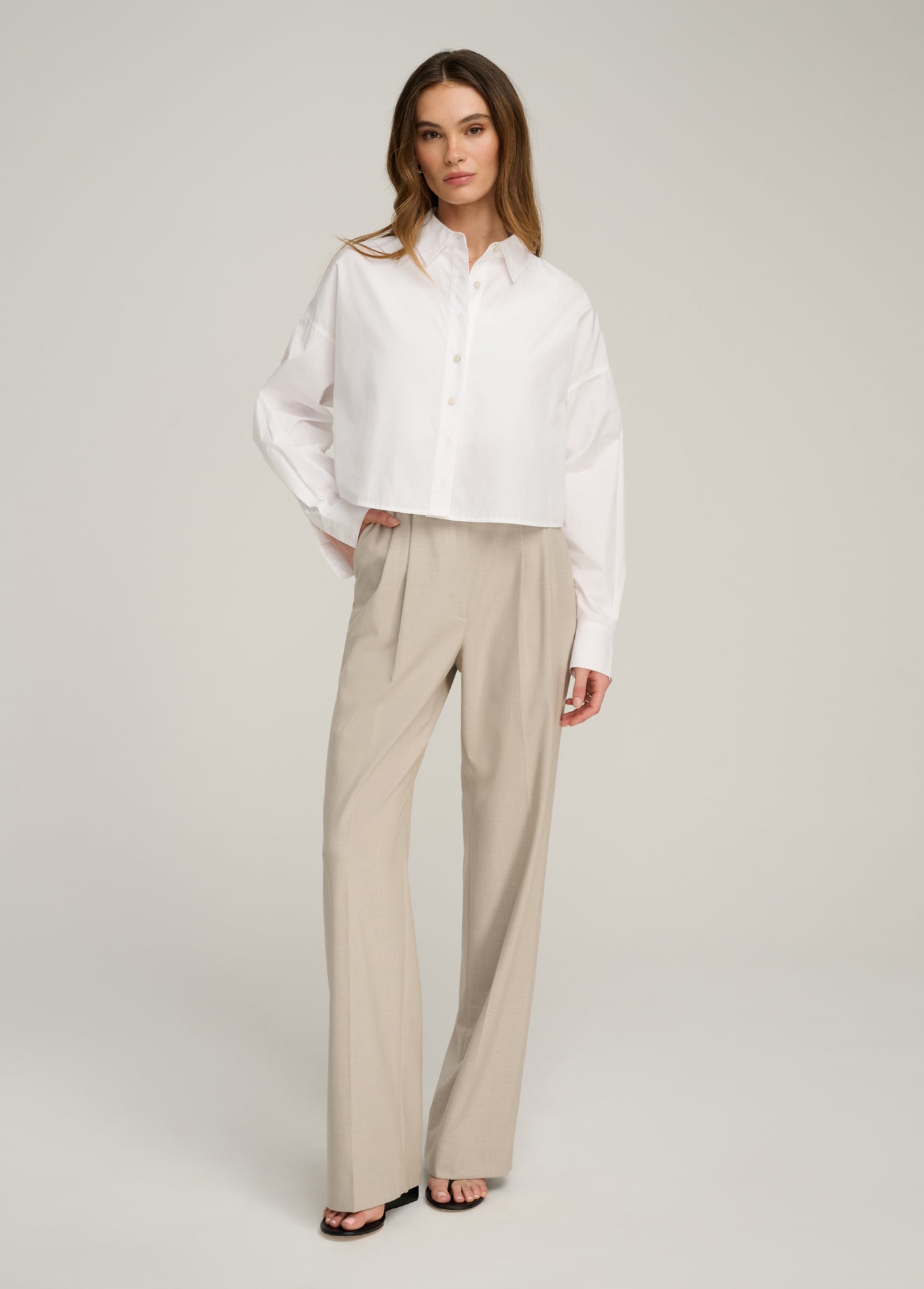 THE CROP EX-BOYFRIEND SHIRT