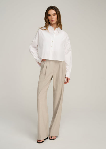 THE CROP EX-BOYFRIEND SHIRT