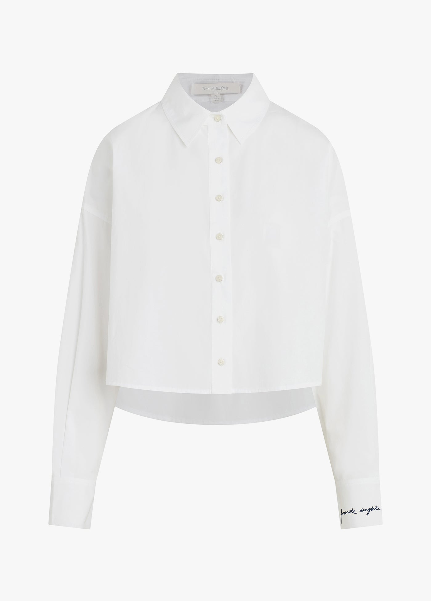 THE CROP EX-BOYFRIEND SHIRT