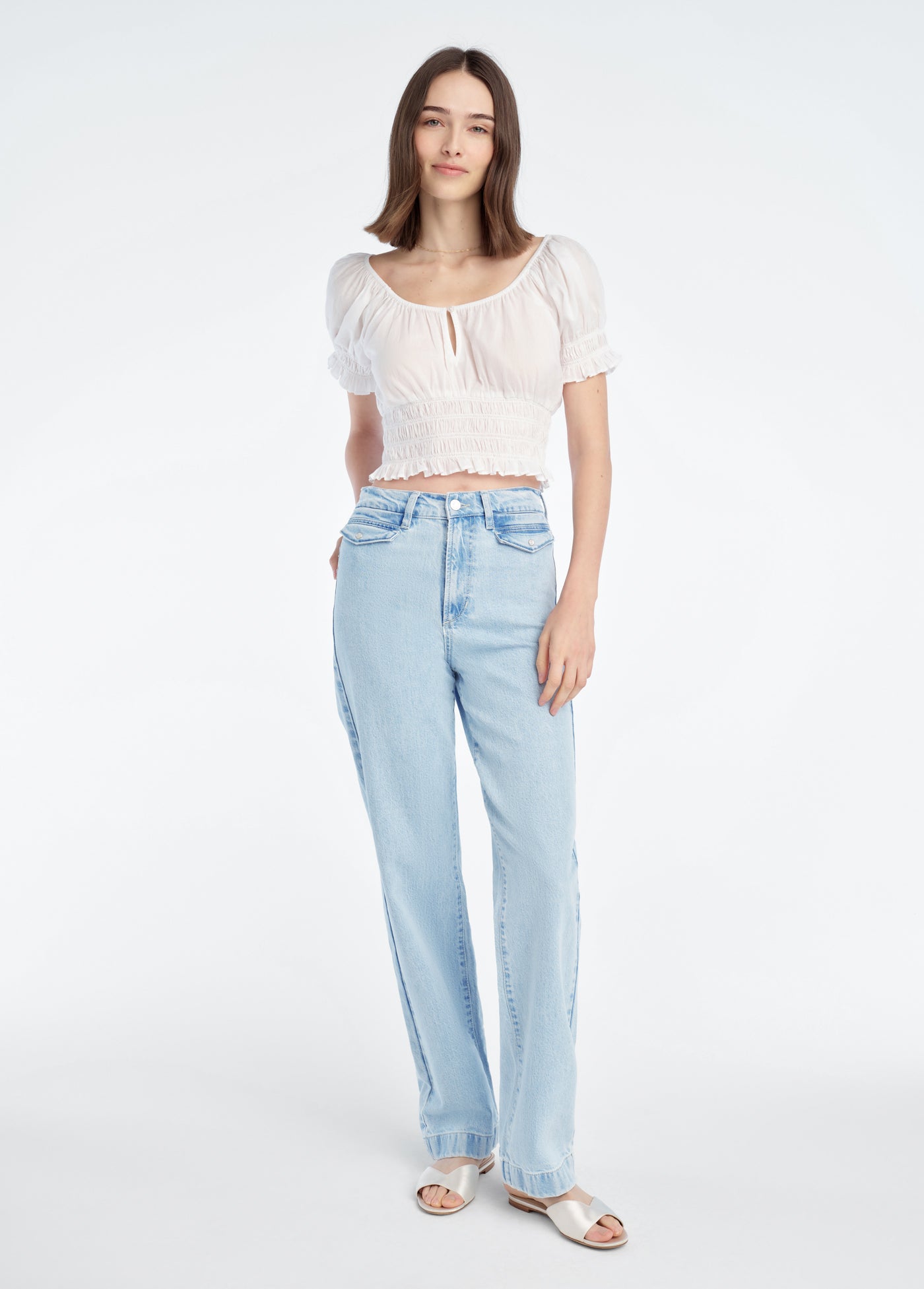 THE KELLY HIGH RISE STRAIGHT TROUSER