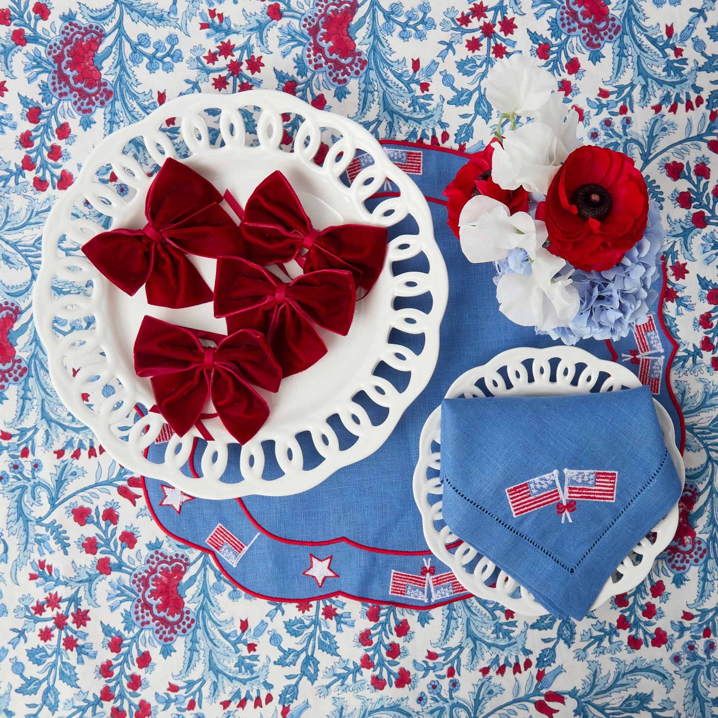 White Lace Starter Plate
