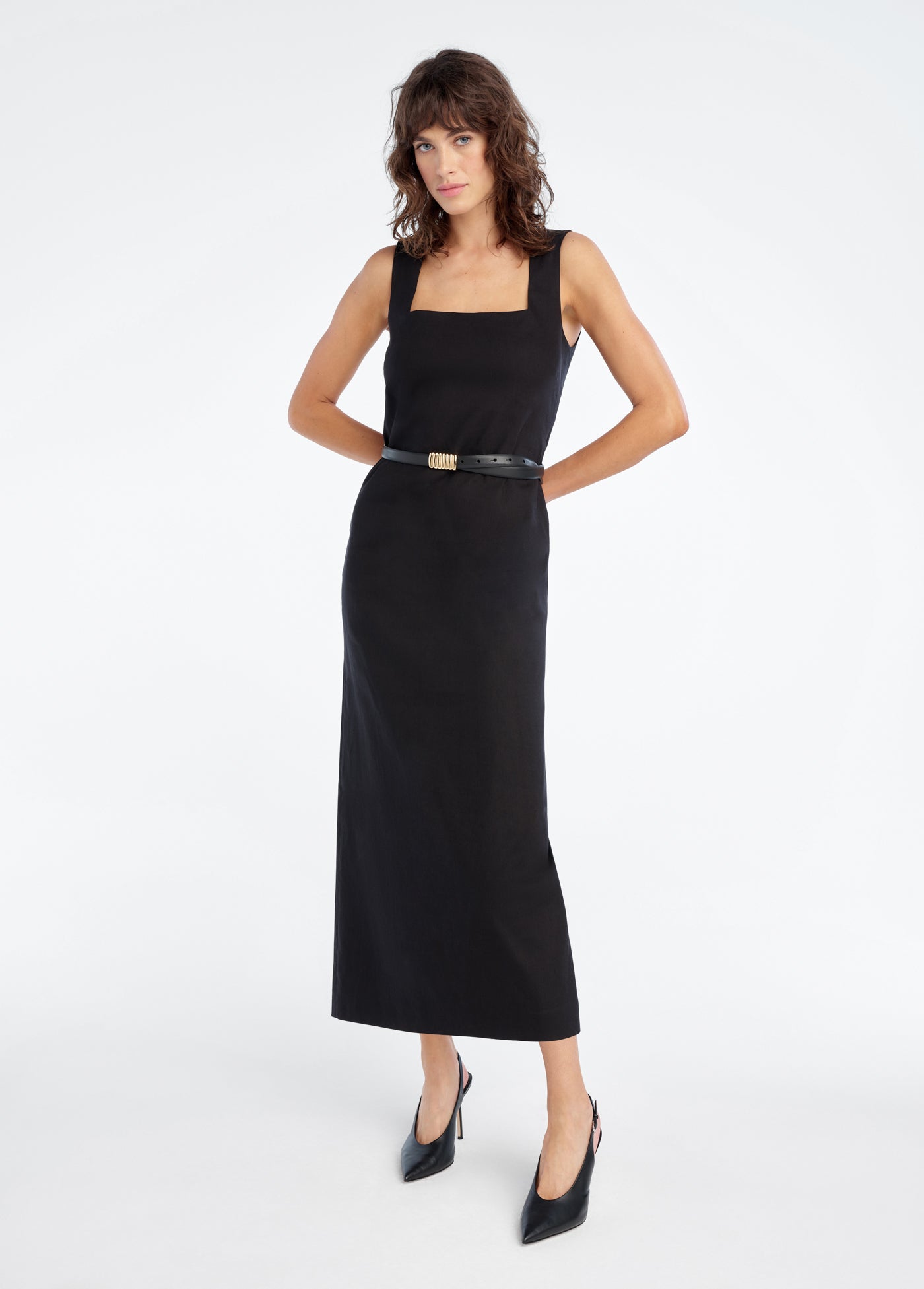 THE PERFECT OPPORTUNITY LINEN DRESS