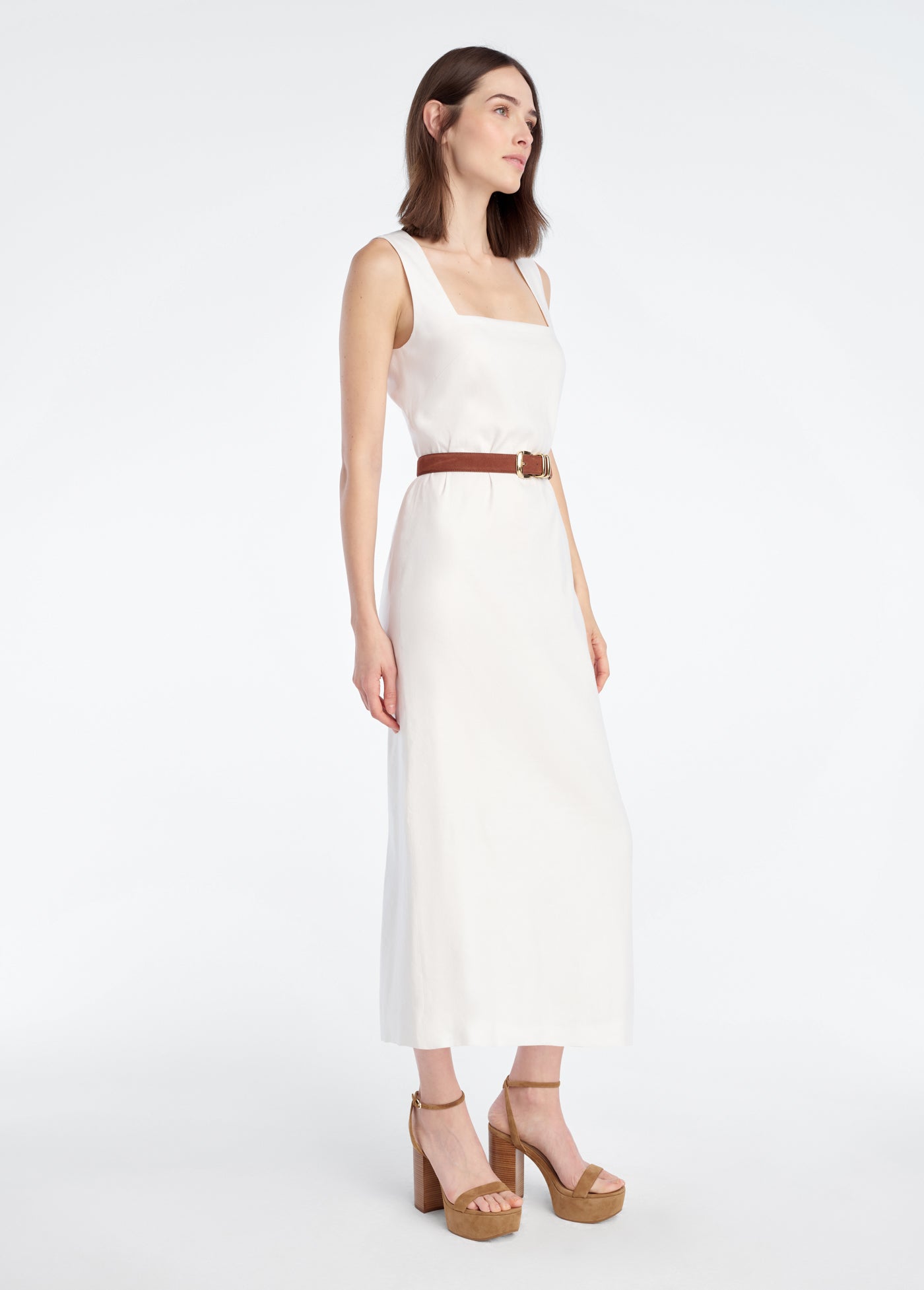 THE PERFECT OPPORTUNITY LINEN DRESS