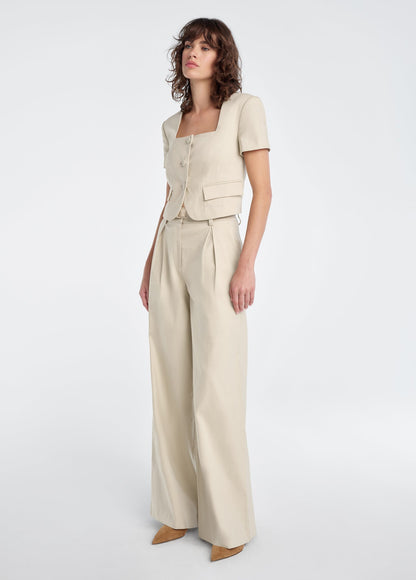 THE MAYFAIR LINEN TOP