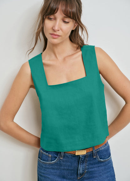 THE LINEN ABBY TOP