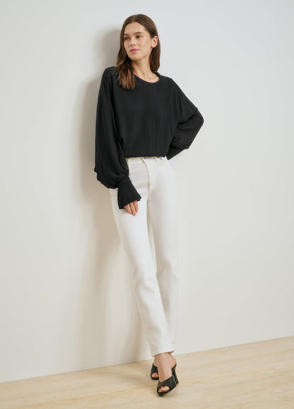 THE JEN MID RISE SLIM STRAIGHT