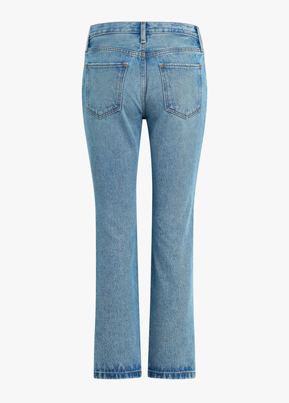 THE SHORTIE MIKAELA LOW SLUNG LONG SLIM STRAIGHT