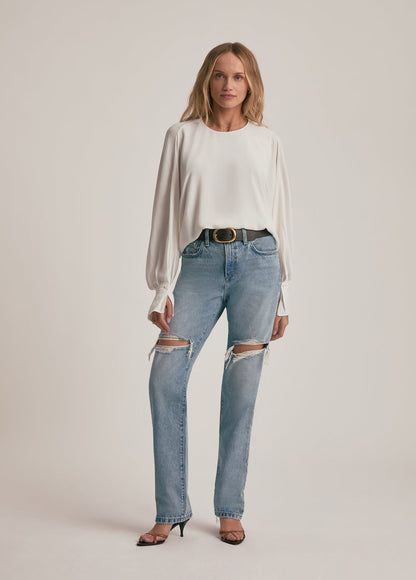 THE MIKAELA LOW SLUNG LONG SLIM STRAIGHT