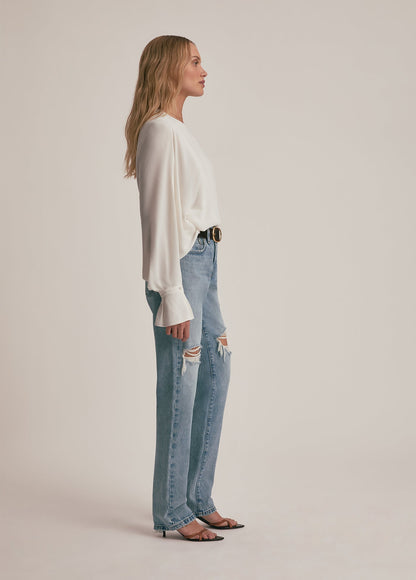 THE MIKAELA LOW SLUNG LONG SLIM STRAIGHT