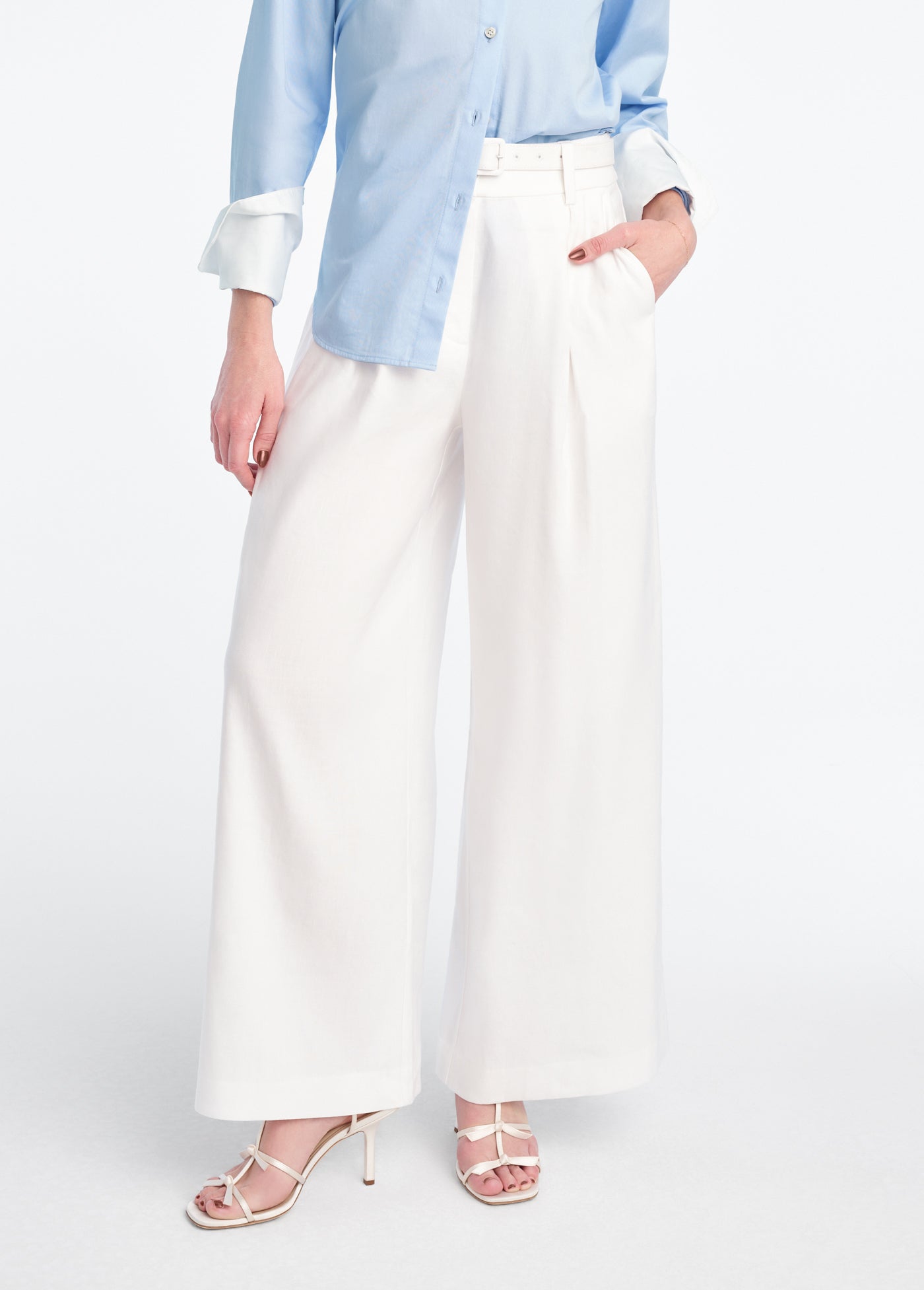 THE PETITE MIRANDA LINEN PANT
