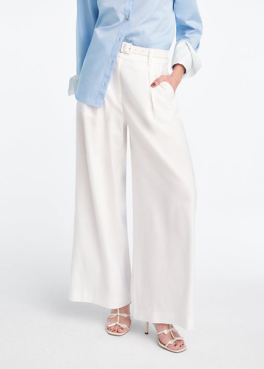 THE PETITE MIRANDA LINEN PANT