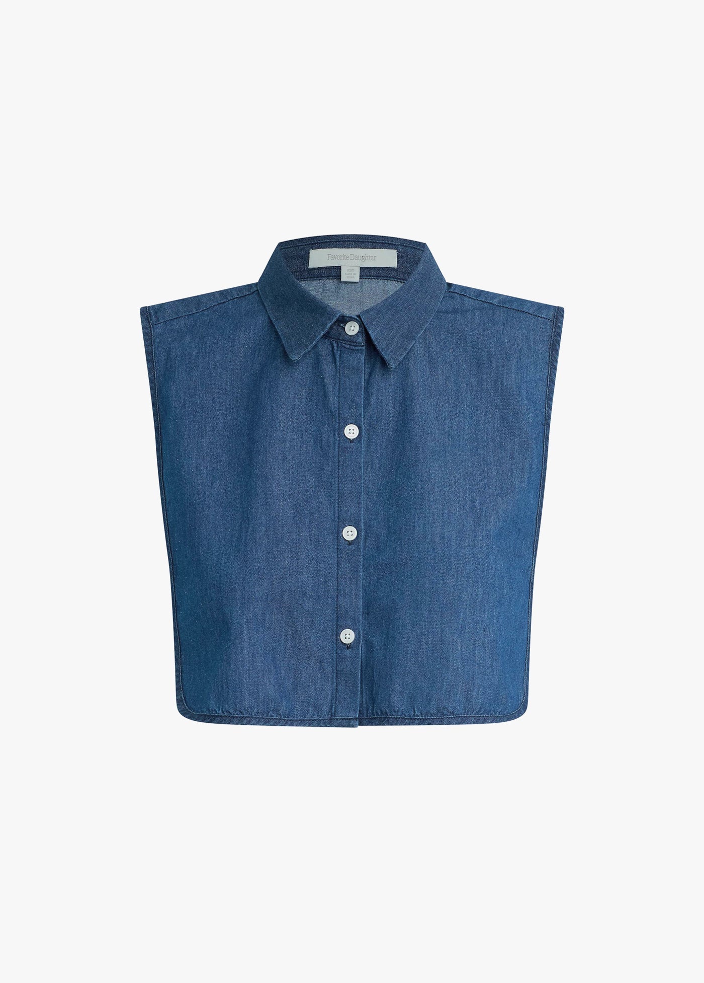 THE CHAMBRAY TUCK IN COLLAR