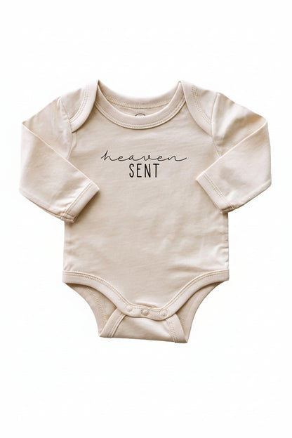 Long Sleeve Graphic Bodysuits | Natural