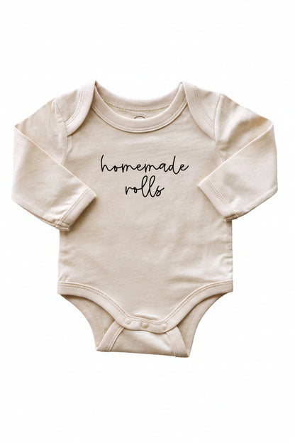 Long Sleeve Graphic Bodysuits | Natural