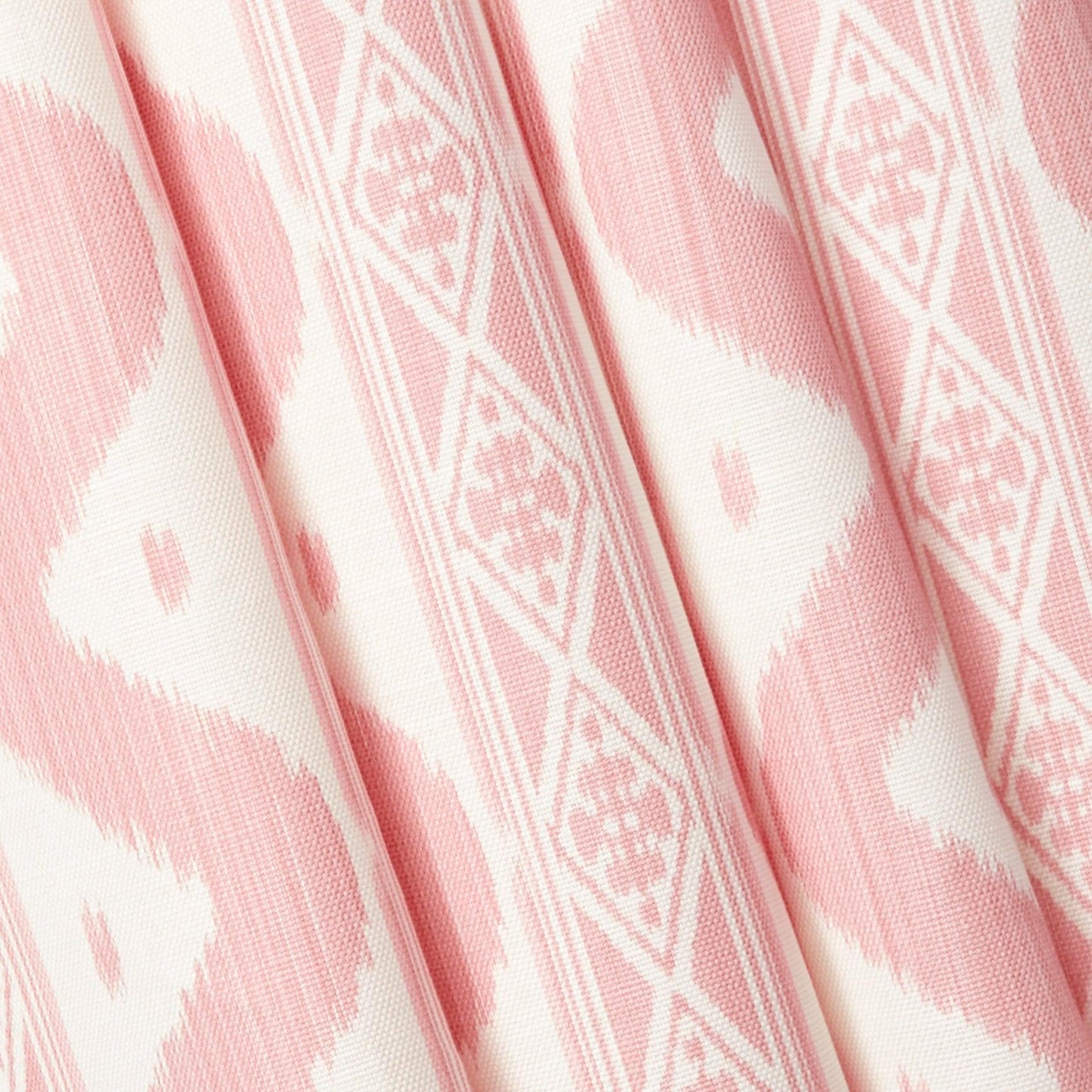 Palm Beach Pink Ikat Stripe Fabric