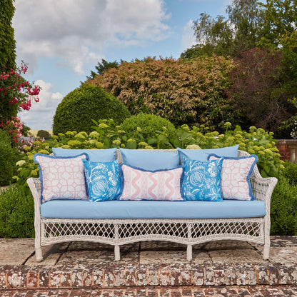 Palm Beach Pink Ikat Stripe Fabric